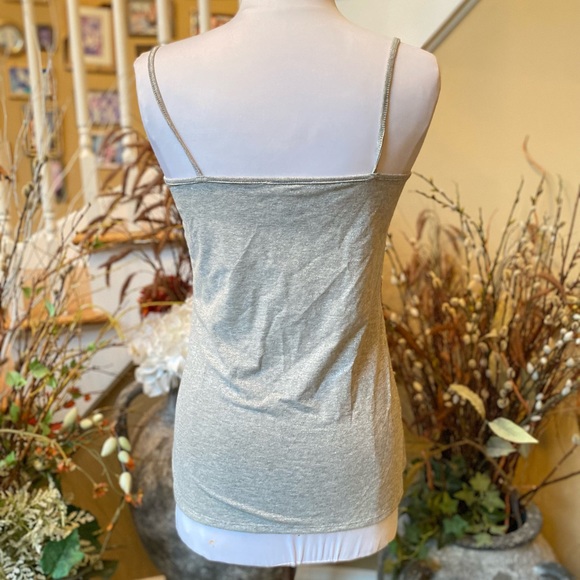 White House Black Market Medium Silver Sparkle Camisole Tank Shell - Picture 3 of 5